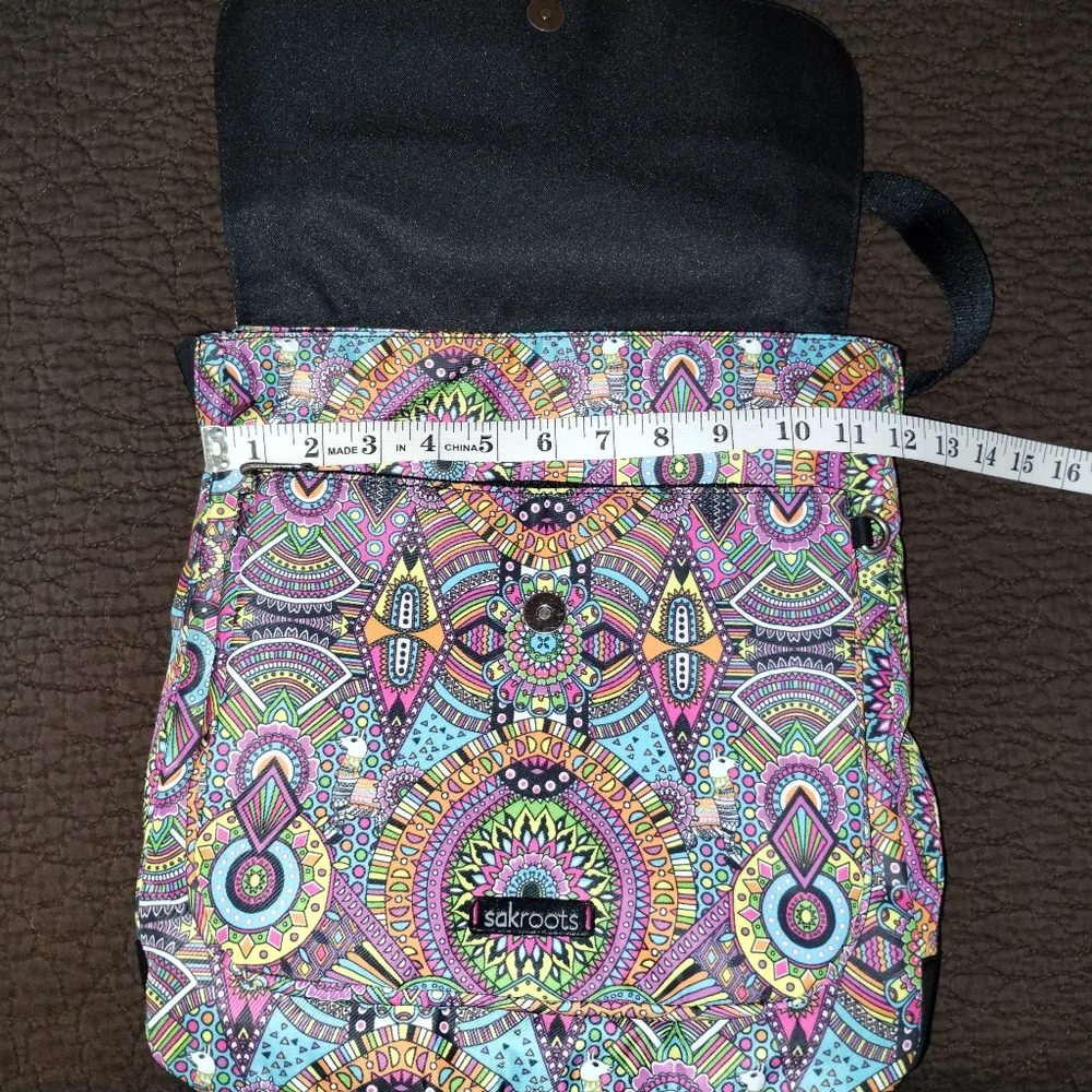 Sakroots Olympic Convertible Vegan Backpack, Rainbow Wanderlust, Indie Boho, NWT